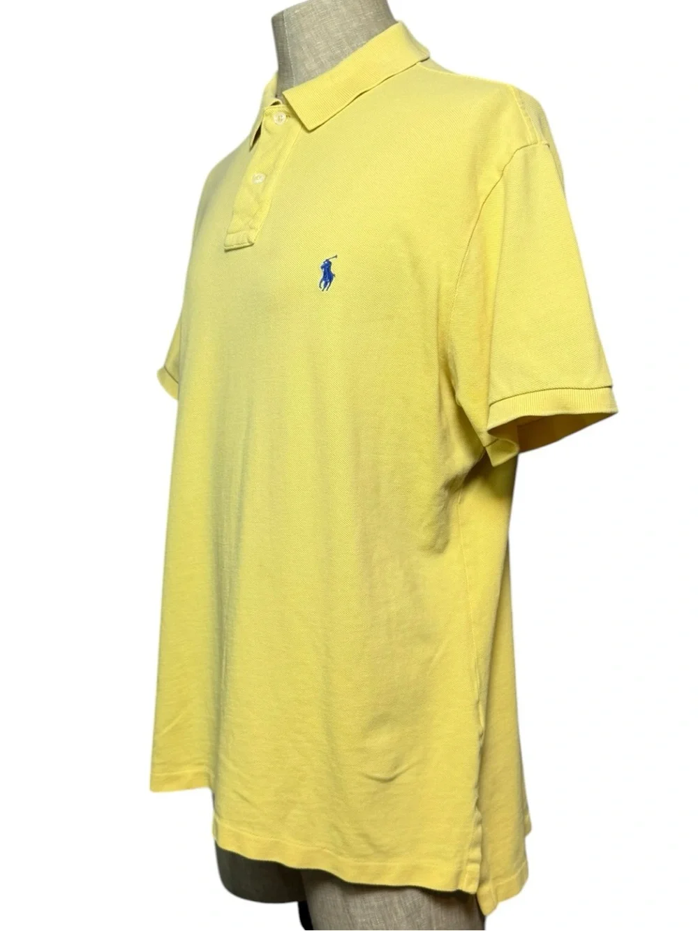 Polo Ralph Lauren Custom Fit Yellow Polo Shirt XL
